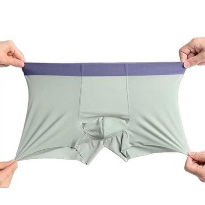 Men's Ice Silk Briefs Boxers  (Pack of 3)(random colour) - CL-MA-1274