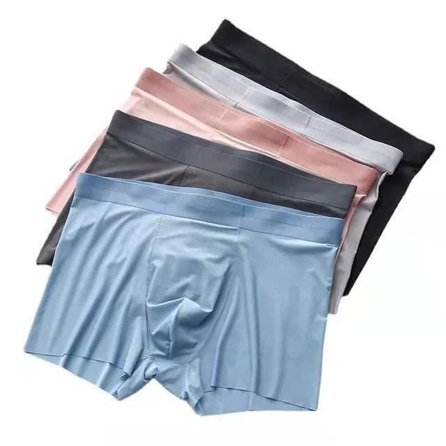 Men's Ice Silk Briefs Boxers  (Pack of 3)(random colour) - CL-MA-1274