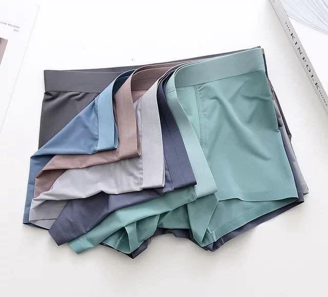 Men's Ice Silk Briefs Boxers  (Pack of 3)(random colour) - CL-MA-1274