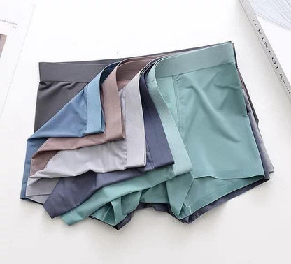 Men's Ice Silk Briefs Boxers  (Pack of 3)(random colour) - CL-MA-1274