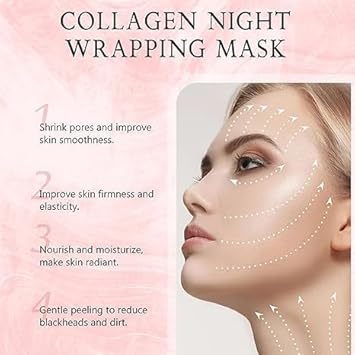 Korean Pink Peel Off Mask with Collagen(pack of 1)