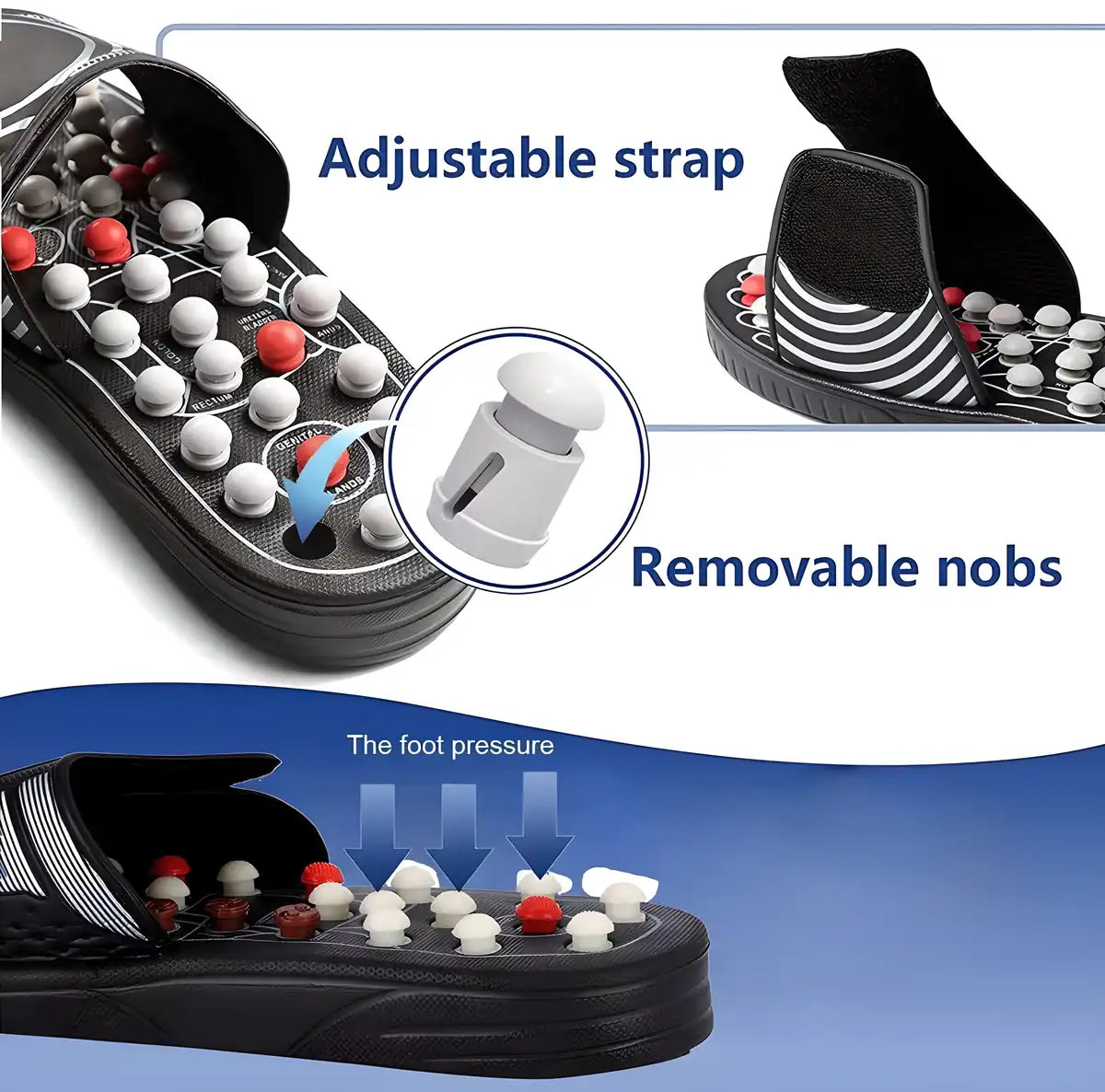 Acupressure Foot Relaxer Massager Slipper - CL-SU-786